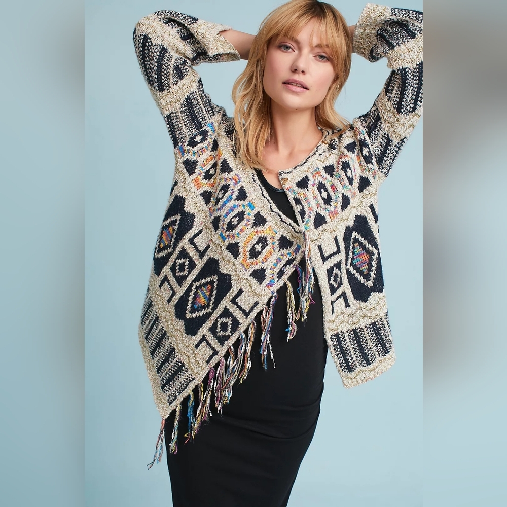 NWT Anthropologie Spectra Cardigan Large - Picture 4 of 12